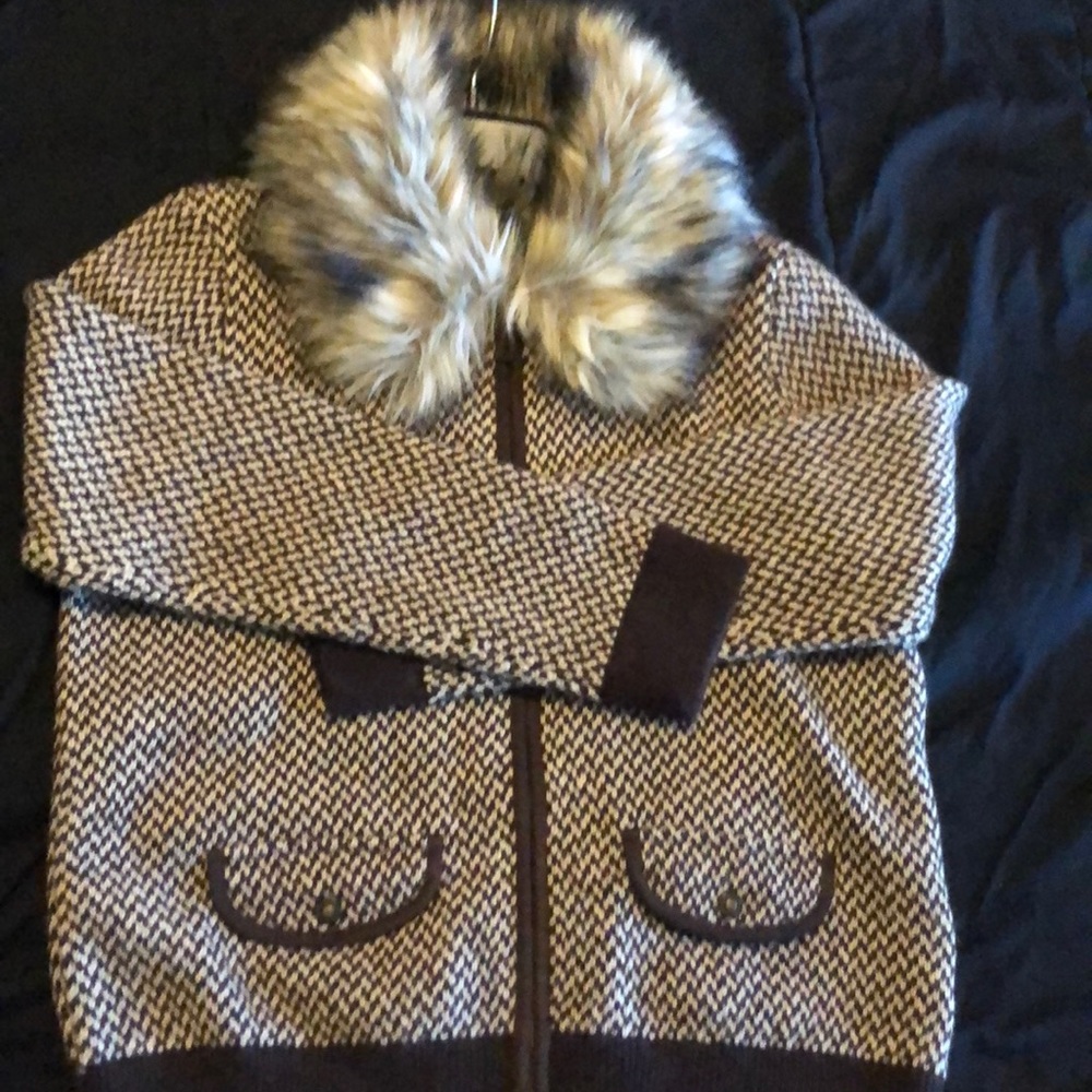 Warm sweater jacket